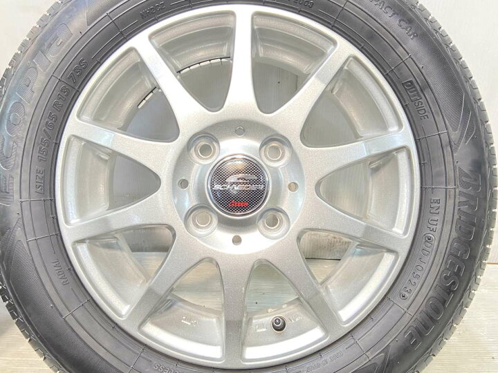 楽天市場】155/65R13 ブリヂストン エコピア NH200C SCHNEDER 13x4.0 
