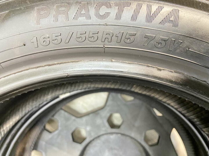 楽天市場】165/55R15 イエローハットプラクティバ 中古タイヤ サマー 