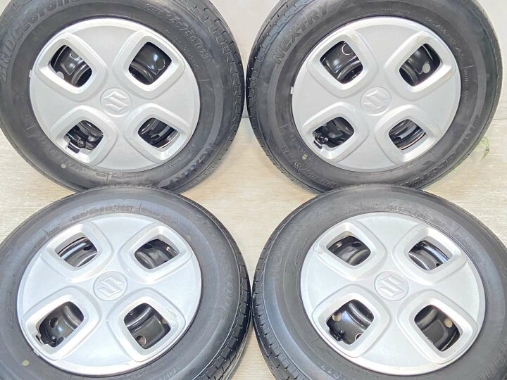 楽天市場】145/80R13 ブリヂストン ネクストリー スズキ純正 13x4.0 