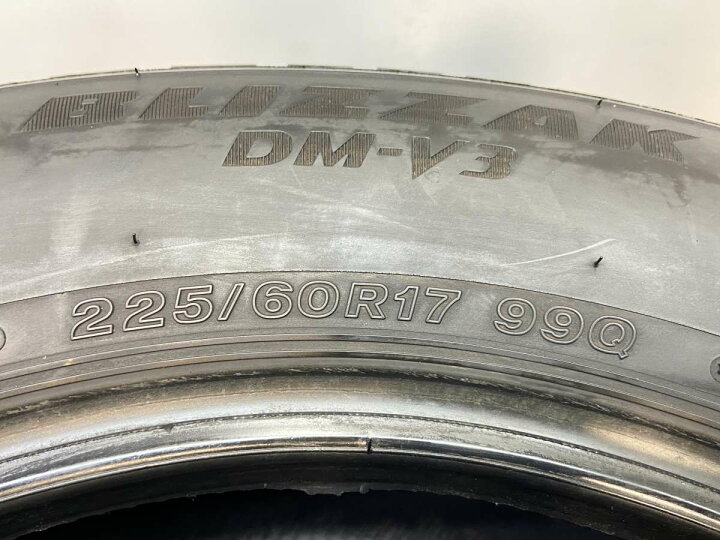 楽天市場】225/60R17 ブリヂストン ブリザック DM-V3 中古タイヤ 