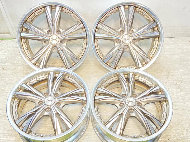 楽天市場】18x7.5 52 114.3-5穴WEDS マーベリック605S 中古ホイール 4 