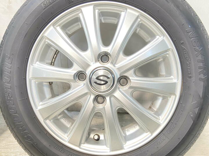 楽天市場】155/65R13 ブリヂストン ネクストリー S 13x4.0 43 100-4穴 
