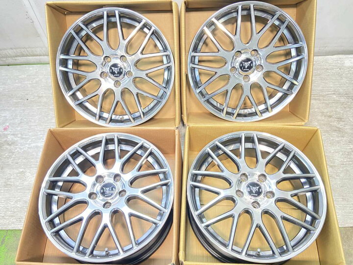 楽天市場】18x7.0 53 114.3-5穴WORK レイバー 中古ホイール 4本セット 