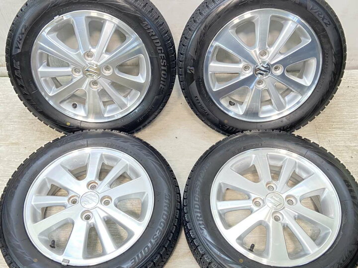 楽天市場】155/65R14 ブリヂストン ブリザック VRX2 スズキ純正 14x4.5 