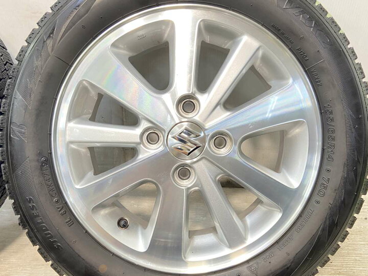 楽天市場】155/65R14 ブリヂストン ブリザック VRX2 スズキ純正 14x4.5 