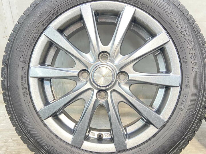楽天市場】155/65R14 グッドイヤー アイスナビ7 GRASS 14x4.5 45 100-4 