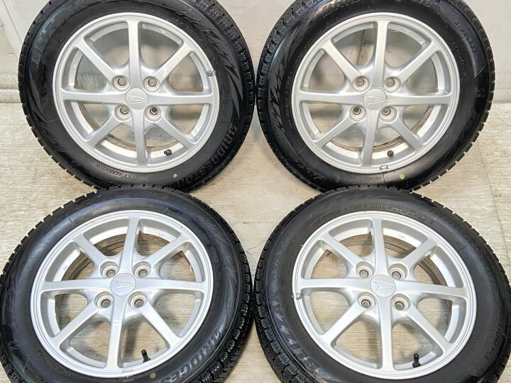 楽天市場】155/65R14 ブリヂストン ブリザック VRX2 ダイハツ純正 14x4  