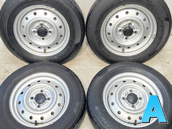 楽天市場】145/80R13 ブリヂストン NEWNO スズキ純正 13x4.0 100-4穴 