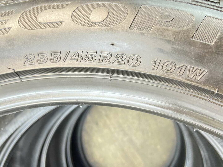 楽天市場】255/45R20 ブリヂストン エコピア H/L 422+ 中古タイヤ 