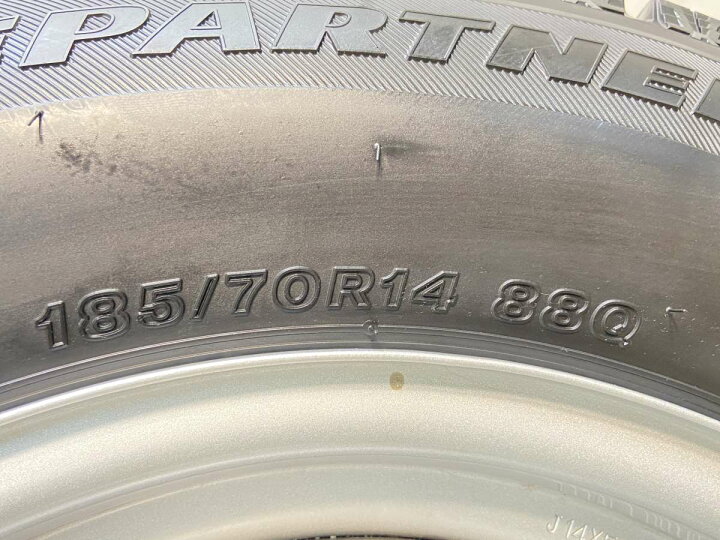 楽天市場】185/70R14 ブリヂストン アイスパートナー2 JECT J9 14x5.0 