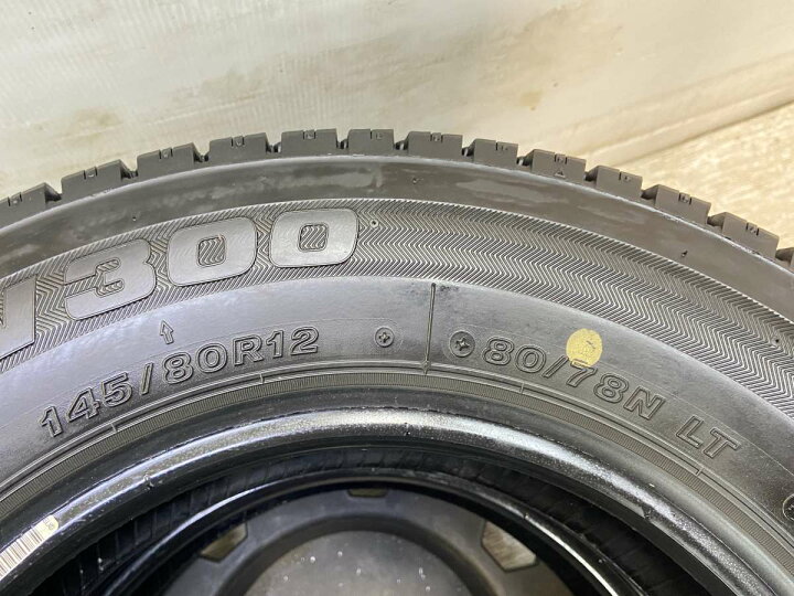 楽天市場】145/80R12 80/78LT ブリヂストン W300 中古タイヤ 