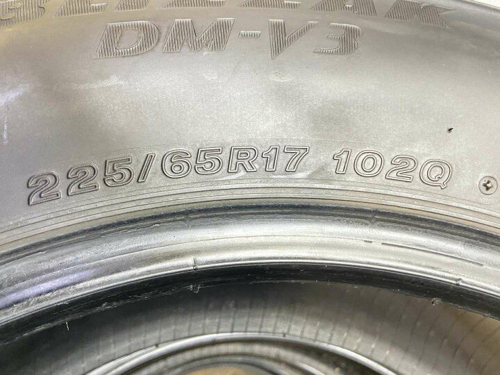 楽天市場】225/65R17 ブリヂストン ブリザック DM-V3 中古タイヤ 
