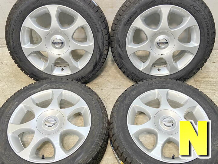 楽天市場】195/60R16 ピレリ アイスアシンメトリコ 日産純正 16x6.0 42 
