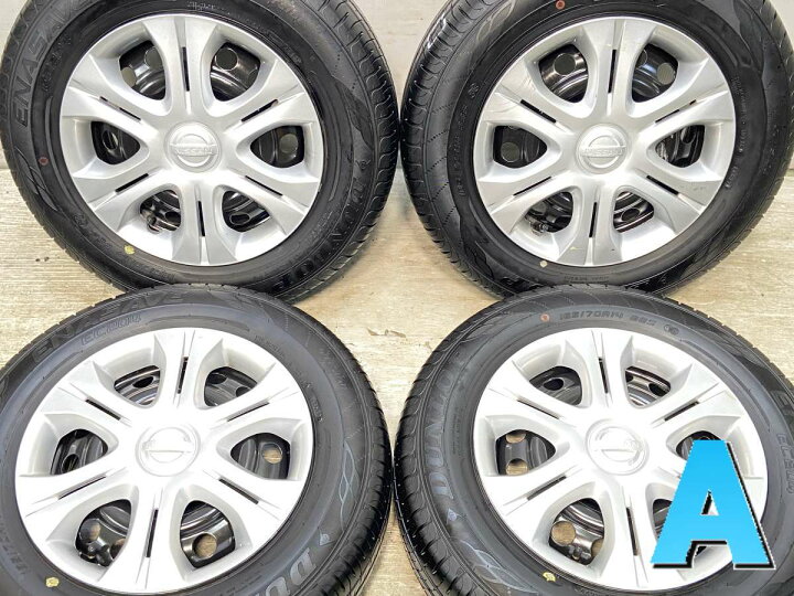 楽天市場】185/70R14 ダンロップ エナセーブ EC204 日産純正 14x5.5 