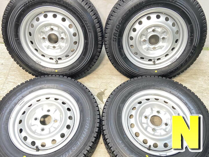 楽天市場】165R14 8PR ブリヂストン ブリザック VL1 日産純正 14x5.0 