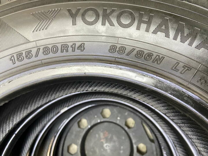 楽天市場】155/80R14 88/86LT ヨコハマ アイスガード iG91 中古タイヤ 