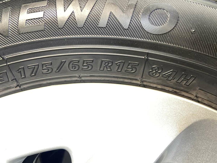 楽天市場】175/65R15 ブリヂストン NEWNO トヨタ純正 WM 15x5.0 39 100 