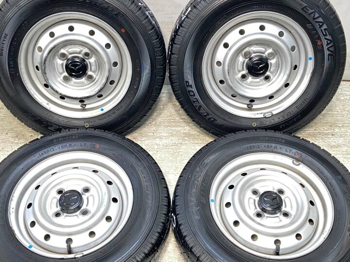 楽天市場】145R12 6PR ダンロップ エナセーブ VAN01 マツダ純正 12x4.0 