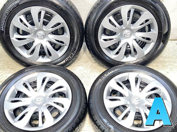 楽天市場】185/65R15 ブリヂストン NEWNO マツダ純正 15x5.5 100-4穴 