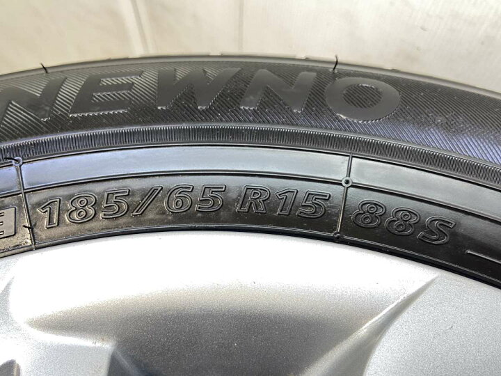 楽天市場】185/65R15 ブリヂストン NEWNO マツダ純正 15x5.5 100-4穴 