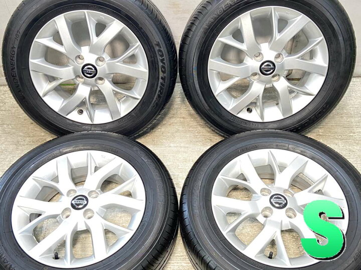 楽天市場】185/65R15 トーヨータイヤ ナノエナジー J67 日産純正 15x5 