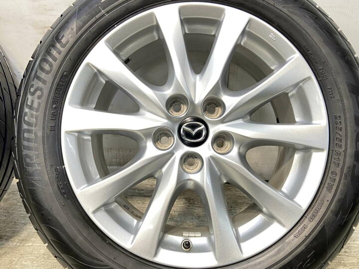 楽天市場】225/55R17 ブリヂストン プレイズ PX2 マツダ純正 17x7.5 50 