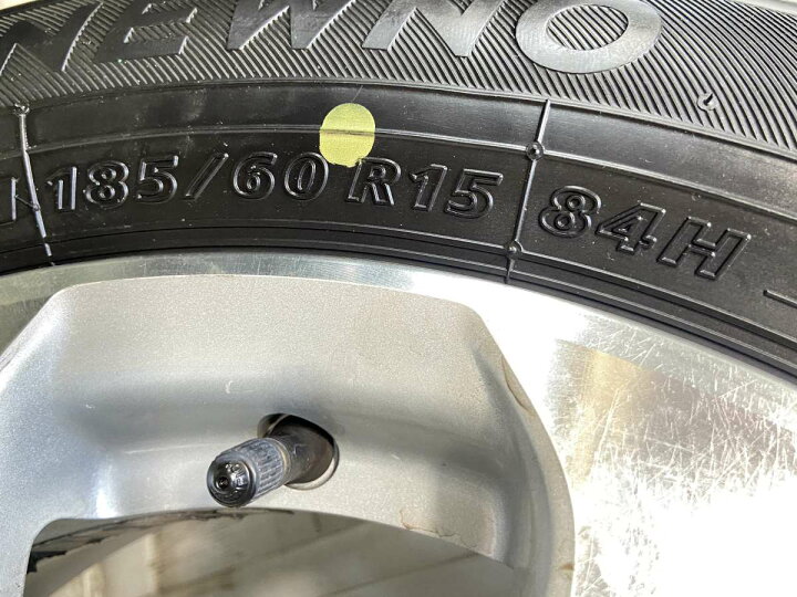 楽天市場】185/60R15 ブリヂストン NEWNO ホンダ純正 15x5.5 50 100-4 