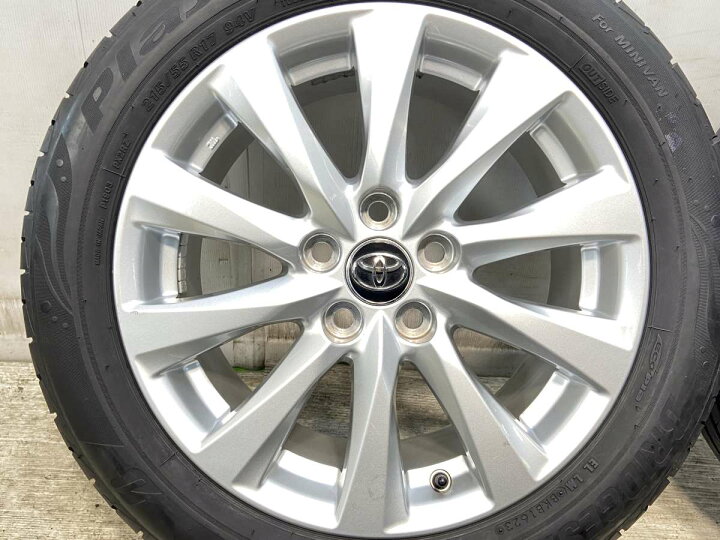 楽天市場】215/55R17 ブリヂストン プレイズ PX-RV2 トヨタ純正 17x7.5 