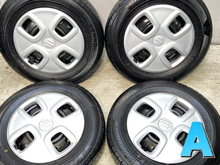 楽天市場】145/80R13 ブリヂストン NEWNO スズキ純正 13x4.0 100-4穴 