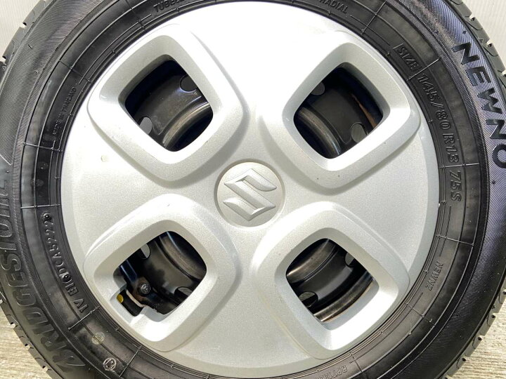 楽天市場】145/80R13 ブリヂストン NEWNO スズキ純正 13x4.0 100-4穴 