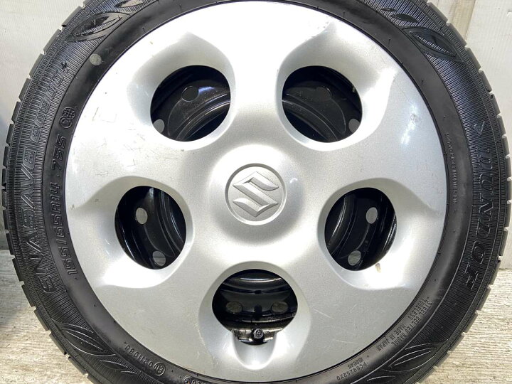 楽天市場】155/65R14 ダンロップ エナセーブ EC300+ スズキ純正 14x4.5 