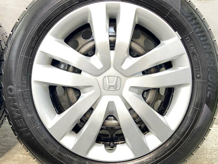 楽天市場】185/60R15 ブリヂストン NEWNO ホンダ純正 15x6.0 100-4穴 