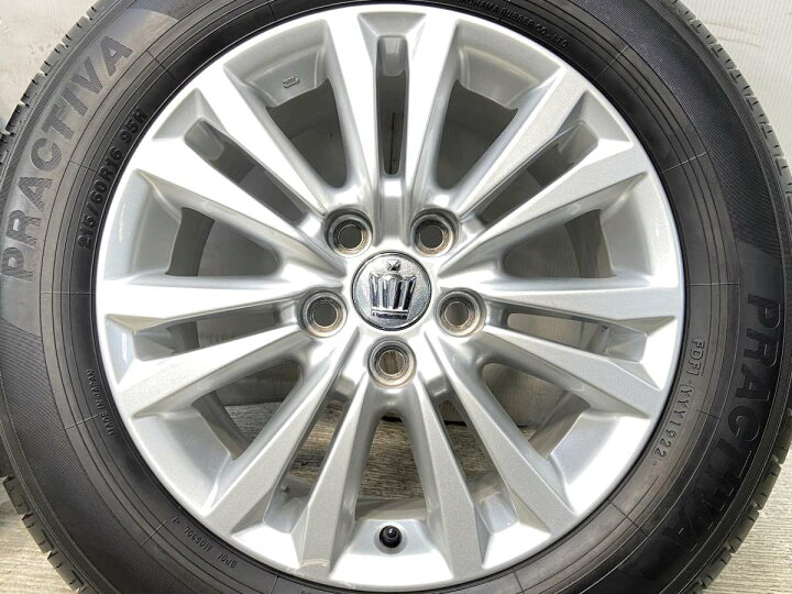 楽天市場】215/60R16 イエローハット PRACTIVA トヨタ純正 16x7.0 40 