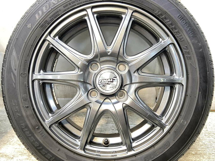楽天市場】155/65R14 ダンロップ EC202 ファイナルスピード 14x4.5 45 