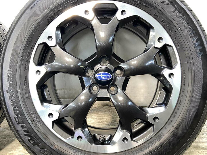 楽天市場】225/60R17 ヨコハマ ブルーアース E70GZ スバル純正 17x7.0 