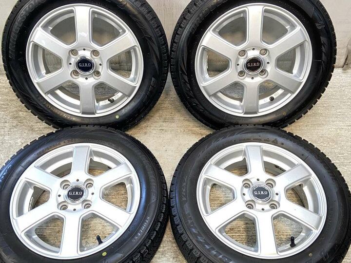 楽天市場】155/65R14 ブリヂストン ブリザック VRX2 GIRO 14x4.5 46 