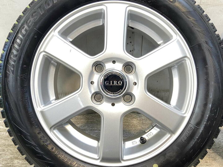 楽天市場】155/65R14 ブリヂストン ブリザック VRX2 GIRO 14x4.5 46 