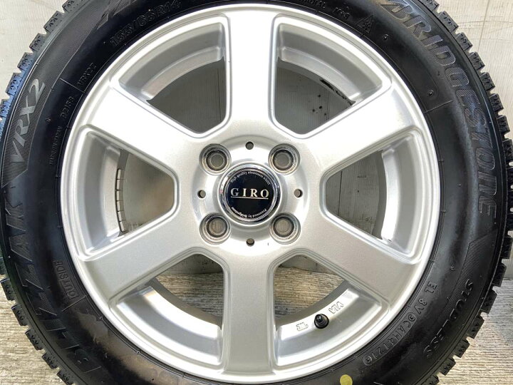 楽天市場】155/65R14 ブリヂストン ブリザック VRX2 GIRO 14x4.5 46 