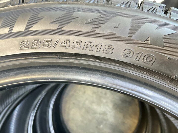 楽天市場】225/45R18 ブリヂストン ブリザック VRX3 中古タイヤ 