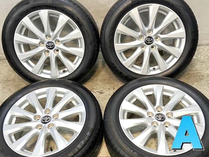 楽天市場】215/55R17 ピレリ P8FS トヨタ純正 17x7.5 45 114.3-5穴 