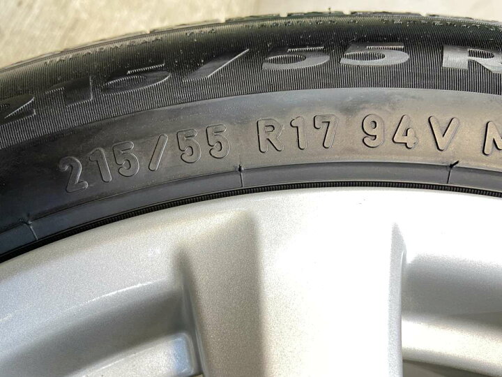 楽天市場】215/55R17 ピレリ P8FS トヨタ純正 17x7.5 45 114.3-5穴 
