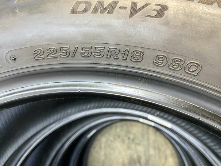 楽天市場】225/55R18 ブリヂストン ブリザック DM-V3 中古タイヤ 
