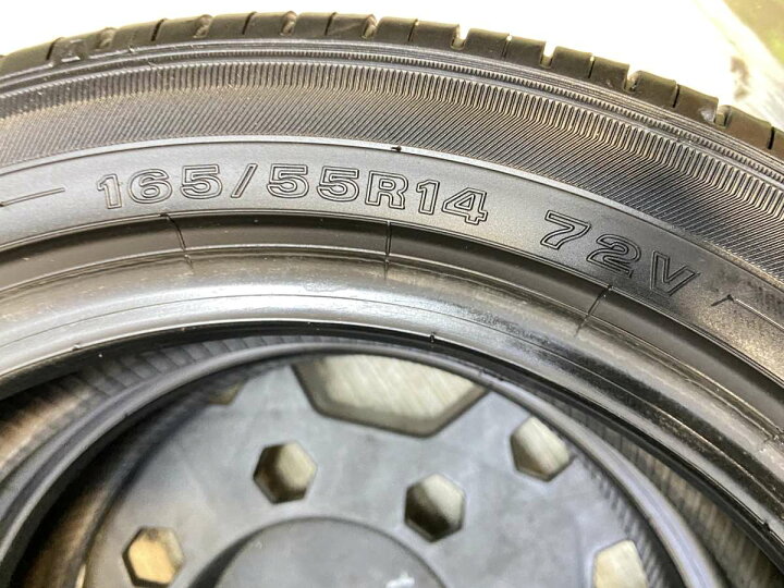 楽天市場】165/55R14 イエローハット ECOFINE 中古タイヤ サマータイヤ 