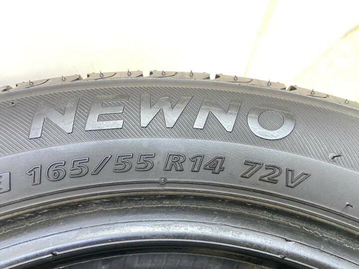 楽天市場】165/55R14 ブリヂストン NEWNO 中古タイヤ サマータイヤ 4本 