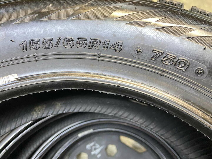 楽天市場】155/65R14 ブリヂストン ブリザック VRX2 中古タイヤ 