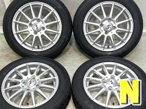 楽天市場】中古 ホイール タイヤ セット 155-65-14 サマータイヤの通販