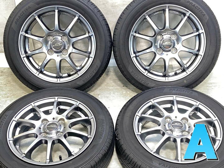 楽天市場】155/65R14 イエローハット PRACTIVA SCHNEDER 14x4.5 43 100 