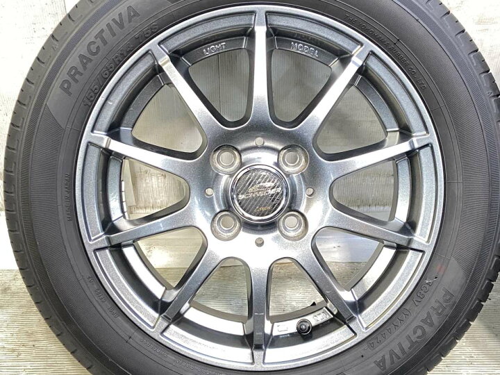 楽天市場】155/65R14 イエローハット PRACTIVA SCHNEDER 14x4.5 43 100 