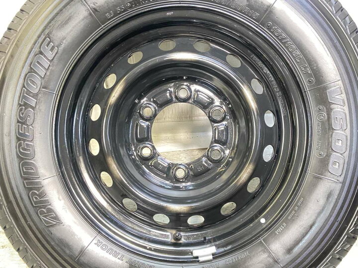 楽天市場】195/80R15 107/105L LT ブリヂストン V600 トヨタ純正 