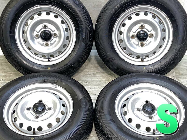楽天市場】145/80R12 80/78N LT ブリヂストン K370 スバル純正 12x4.0 